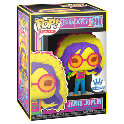 Funko POP! Janis Joplin Blacklight #296 [Exclusive]