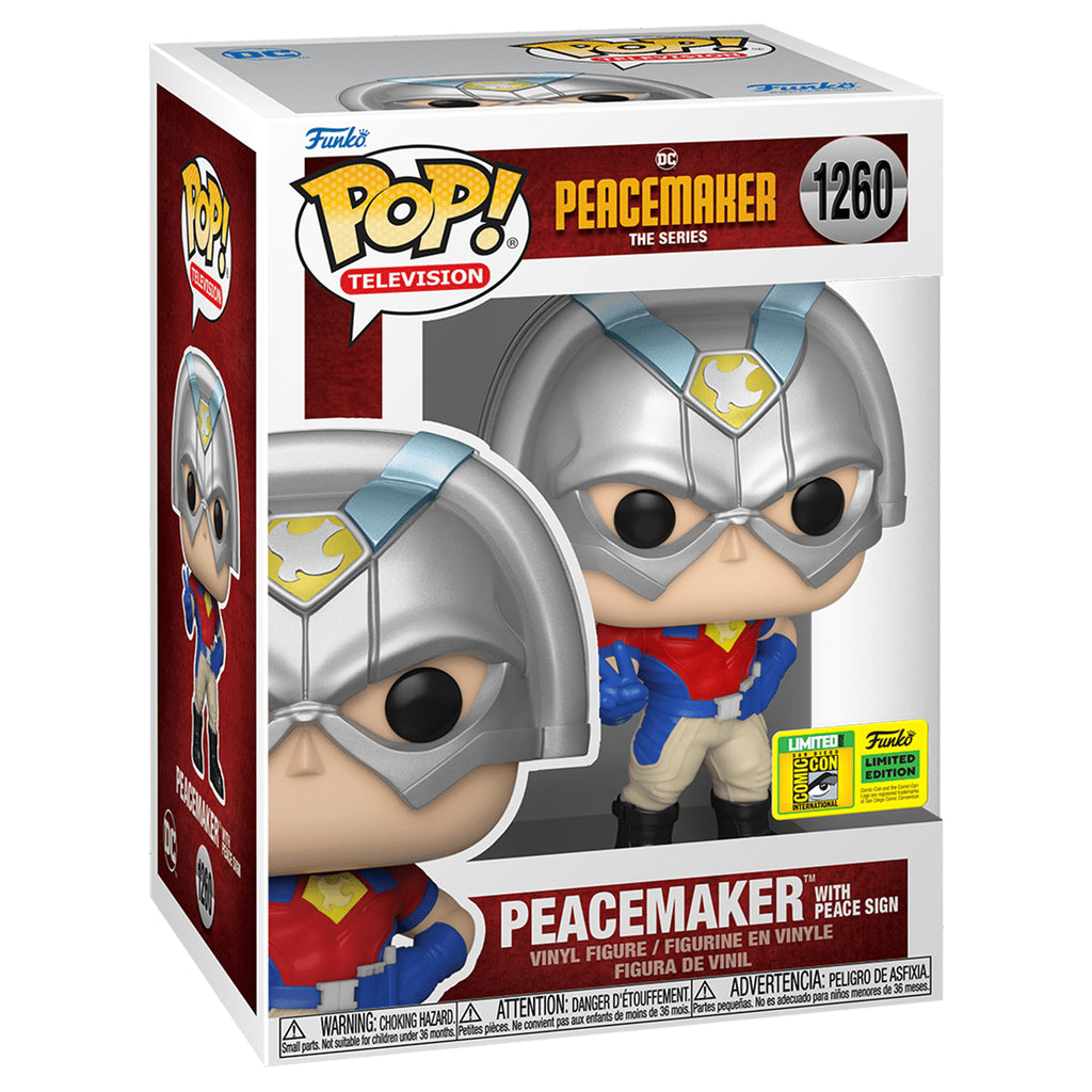 Funko POP! Peacemaker with Peace Sign #1260 [SDCC]