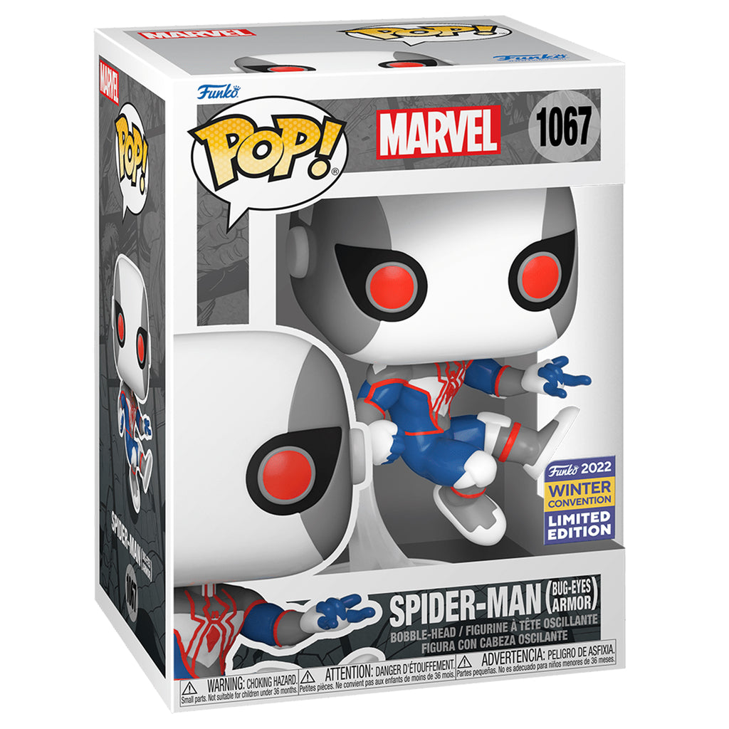 Funko POP! Spider-Man (Bug eyes Armor) Marvel #1067 [Winter Convention]