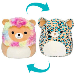 5" Squishmallow Flip-a-Mallows Leonard the lion & Liv the leopard