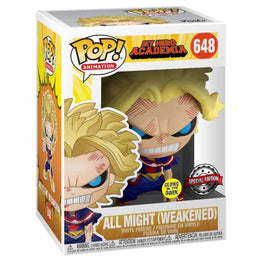 Funko POP! All Might (Weakened) My Hero Academia #648 [SE][GITD]