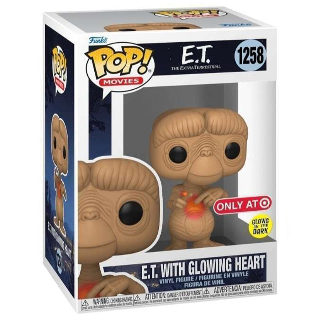 Funko POP! E.T. with Glowing Heart E.T. The Extra Terrestrial #1258 [Target]