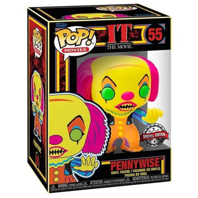 Funko POP! Pennywise Blacklight IT The Movie #55 [Special Edition]