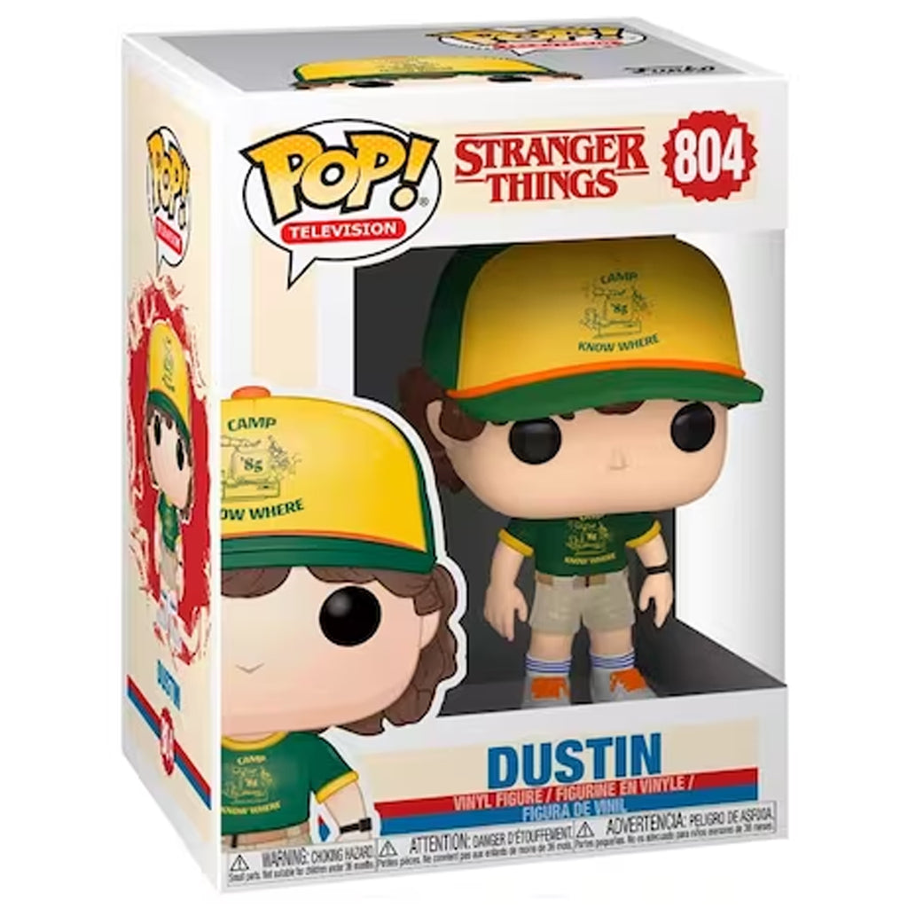 Funko POP! Dustin in Camp Knowhere Shirt Stranger Things #804