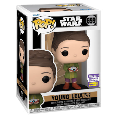 Funko POP! Young Leia with Lola Star Wars #659 [Summer Convention]