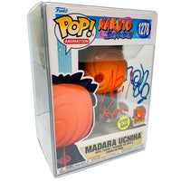 Funko POP! Madara Uchiha Naruto Shippuden #1278 [GITD] [Dragons Trading Exclusive] [Dual Autographed]