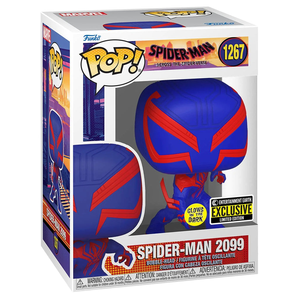 Funko POP! Spider-Man 2099 Spider-Man Across the Spiderverse #1267 GITD [Entertainment Earth]