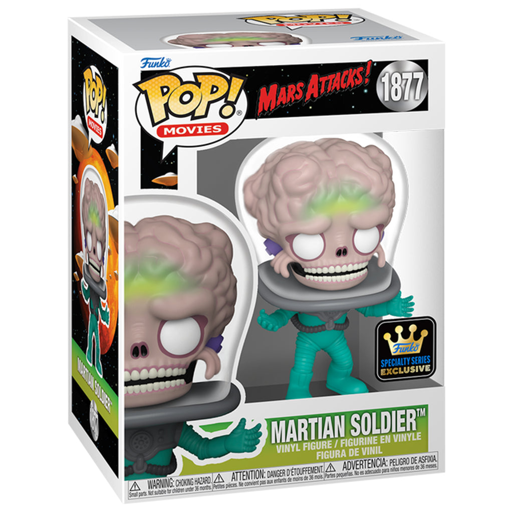 Funko POP! Martian Soldier (common) Mars Attack! #1877 [Specialty Series]