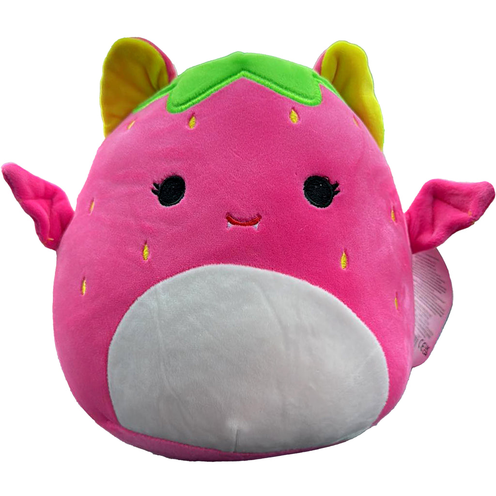 8" Squishmallow Blacklight Squad - Gwendolyn Strawberry Fruit Bat