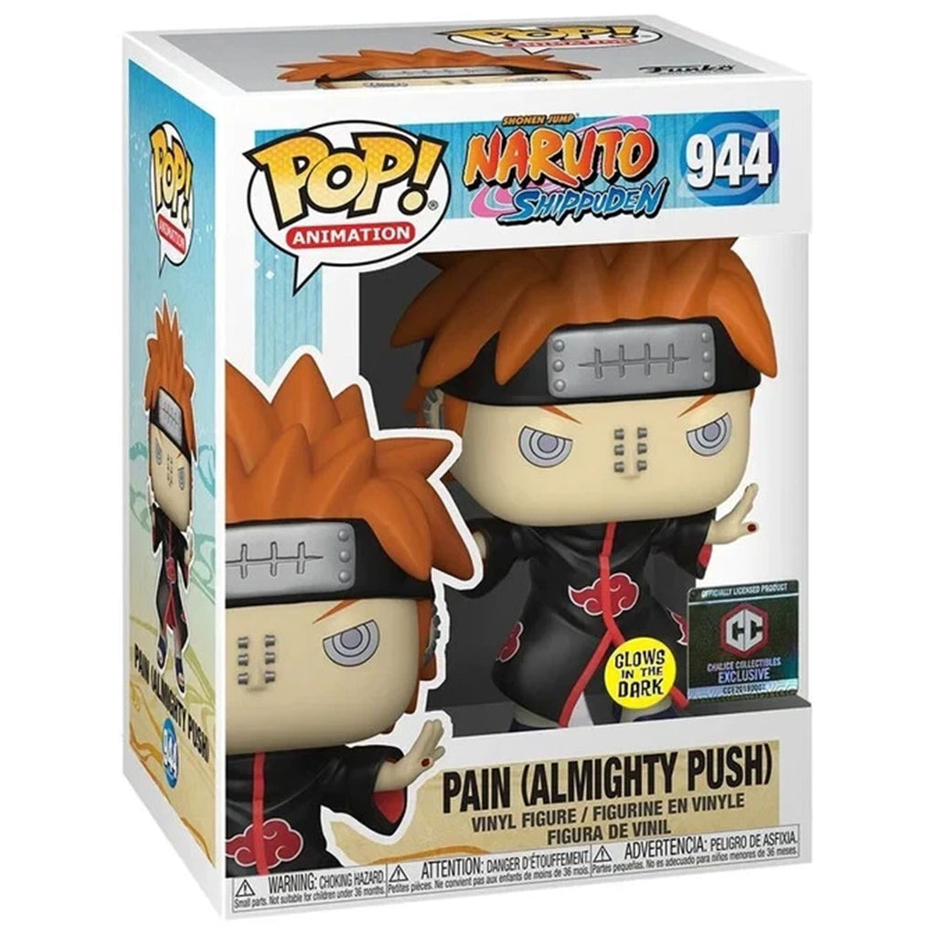 Funko POP! Pain (Almighty Push) Shonnen Jump Naruto Shippuden #944 [GITD] [Chalice Collectibles]