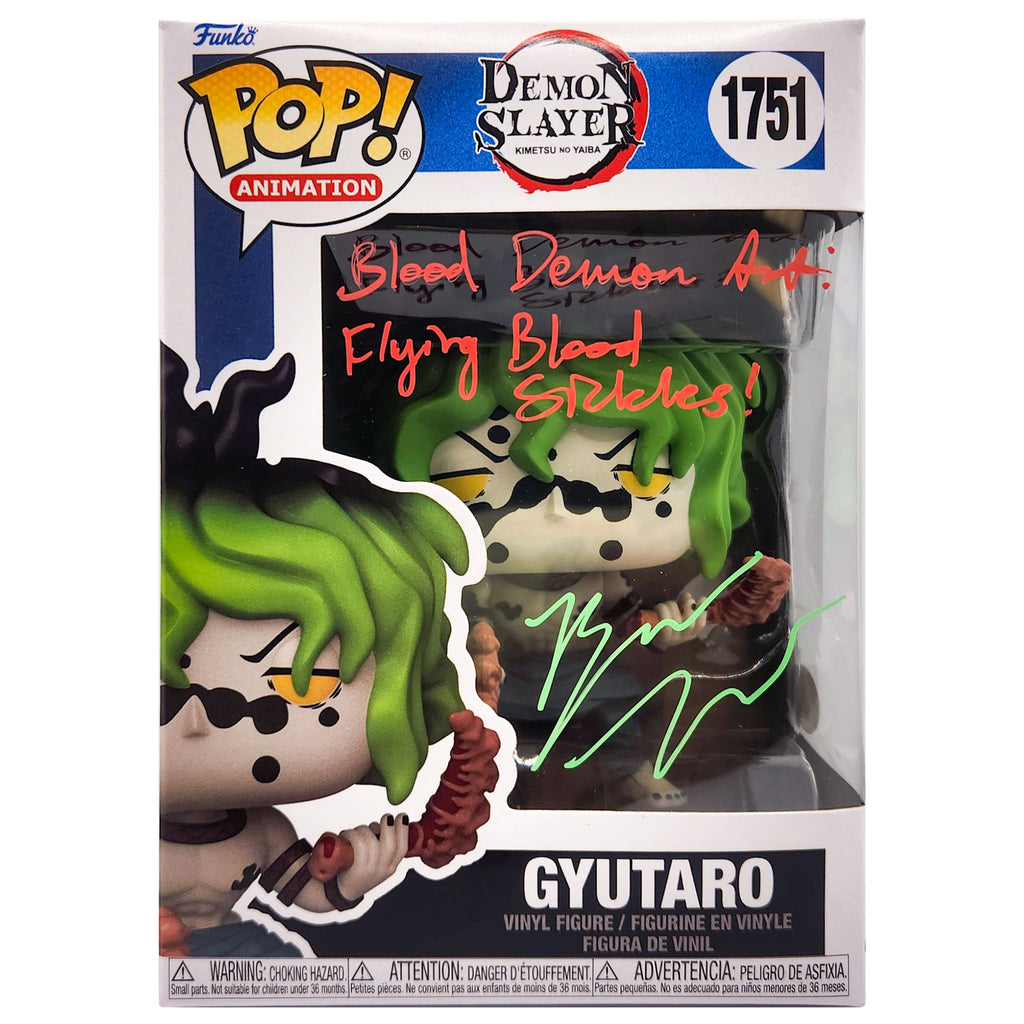 Funko POP! Gyutaro Demon Slayer #1751 [Autographed]