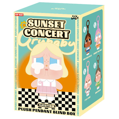 POP MART Sunset Concert CryBaby Plush Pendant Blind Box