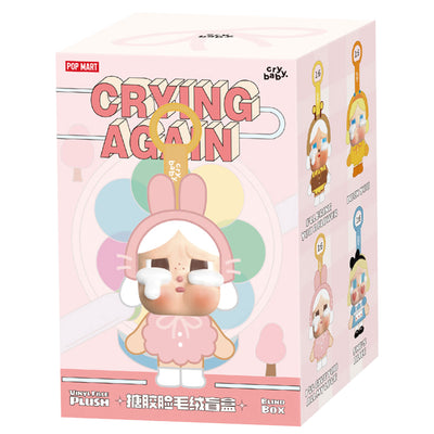 POP MART Crying Again Vinyl Face Plush Blind Box