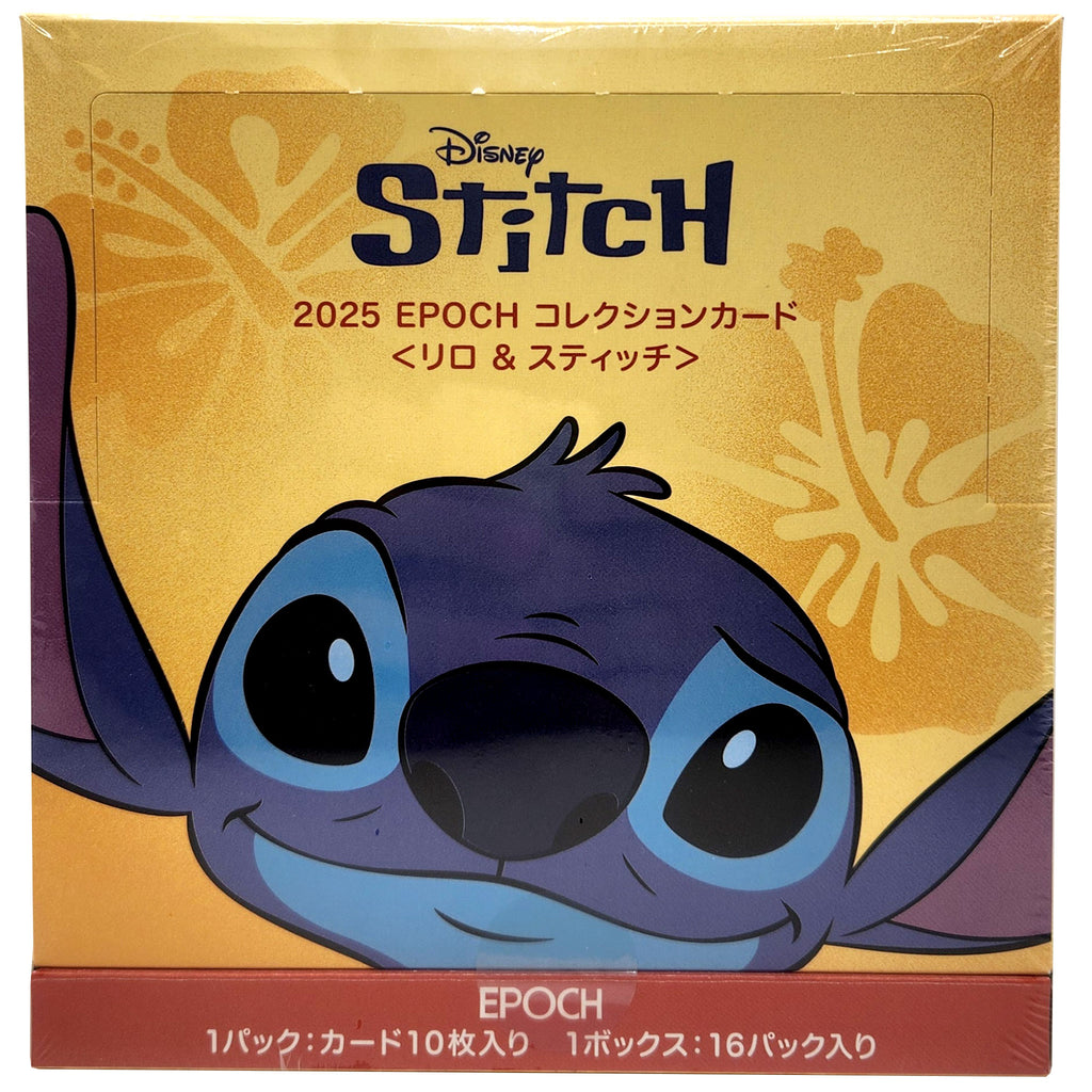 Disney Stitch 2025 Epoch Sealed Booster Box Disney Stitch 2025 Epoch Sealed Booster Box