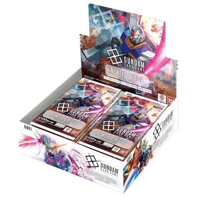 GUNDAM Card Game Newtype Rising Japanese Booster BOX GD01 BANDAI (PRE-ORDER)