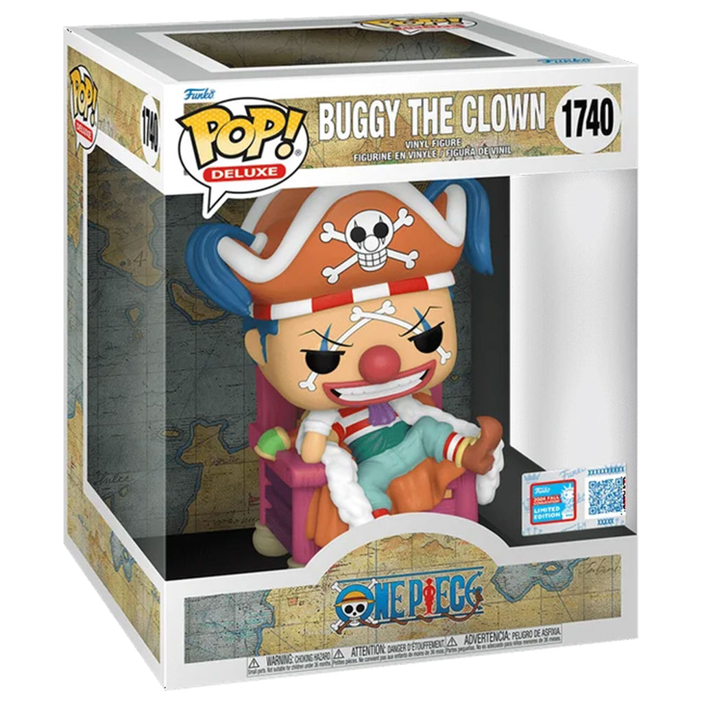 Funko POP! Buggy The Clown On Throne One Piece #1740 [2024 Fall Convention]