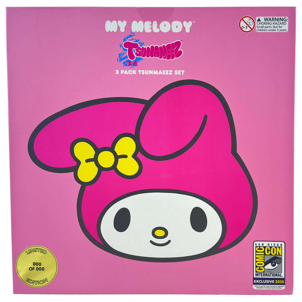 Tsunameez Sanrio Hello Kitty My Melody  3‑Pack Set [SDCC 2025]