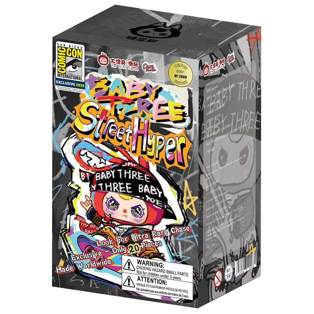 Baby 3 Street Hyper Vinyl Collector Plush – Black Box [SDCC 2025] (chance at chase)