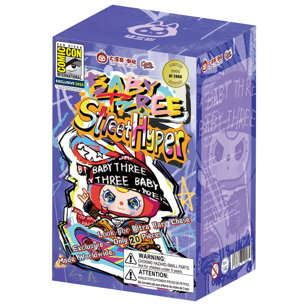 Baby 3 Street Hyper Vinyl Collector Plush – Purple Box [SDCC 2025] (chance at chase)