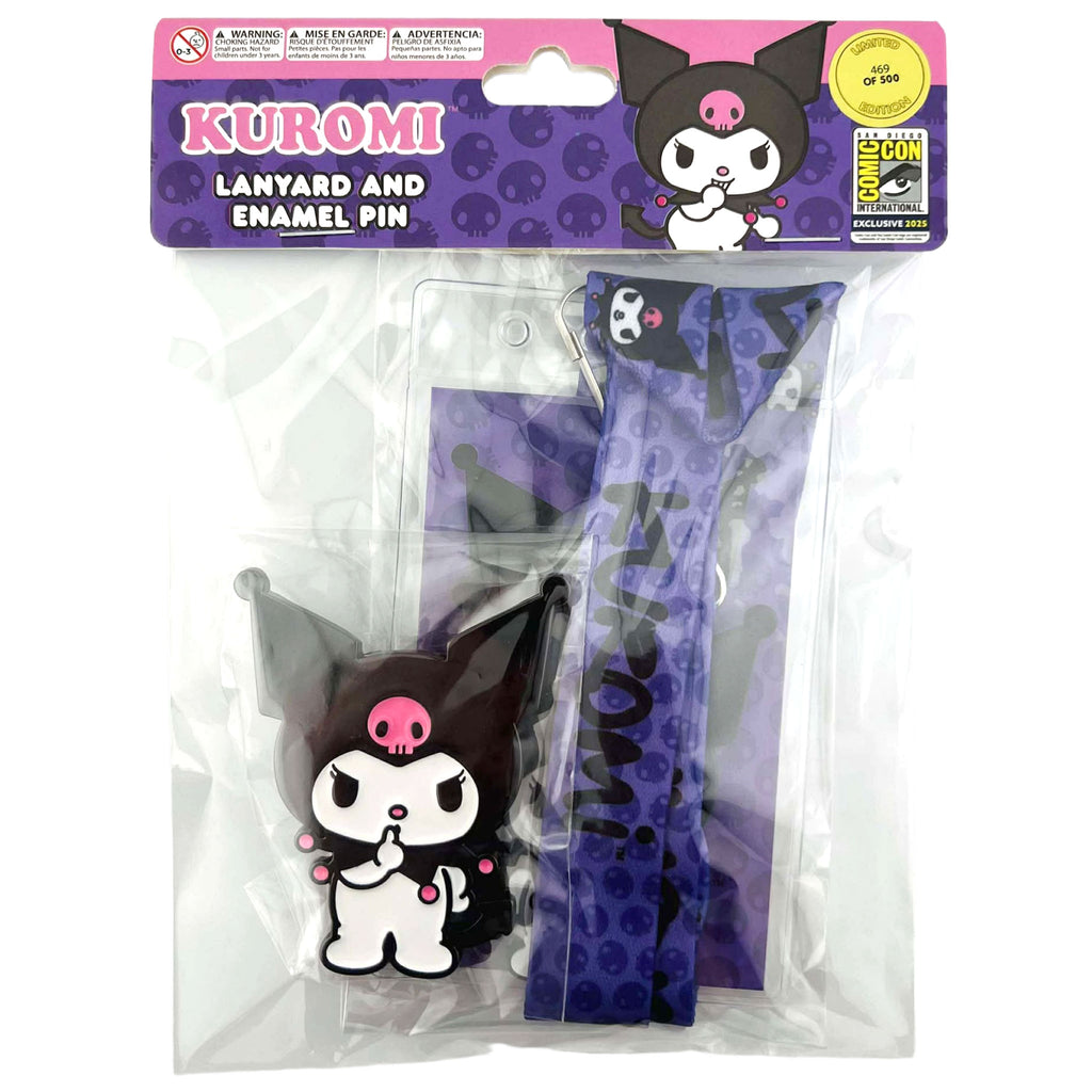 Sanrio Kuromi Lanyard and Enamel Pin LE500 [SDCC 2025]