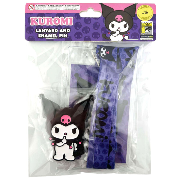 KUROMI 　『BRIEFING』　751424C3 KUROMI 『BRIEFING』 751424C3 Sanrio Kuromi Lanyard and