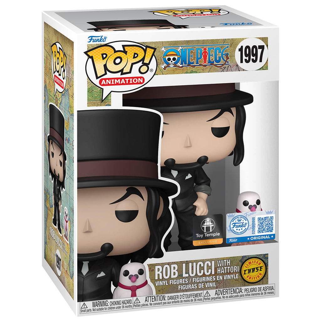 Funko POP! Rob Lucci with Hattori One Piece #1997 [Chase] [Special Edition] [Toy Temple Exclusive]