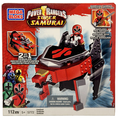 LionZord #5772 Power Rangers Super Samurai Mega Bloks 2 in 1