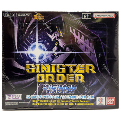 Sinister Order Booster Box Digimon EX10 [ENGLISH]