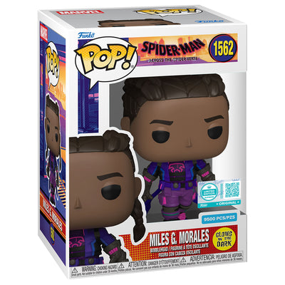 Funko POP! Miles G. Morales Marvel Spider-Man #1562 (GITD) [Funko LE Supreme] (9500 pcs)