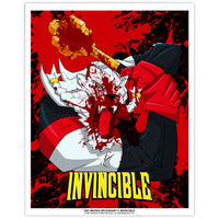 Invincible Art Poster: Death Blow LE100 [NYCC 2025] [Toy Temple Exclusive] [Autographed]