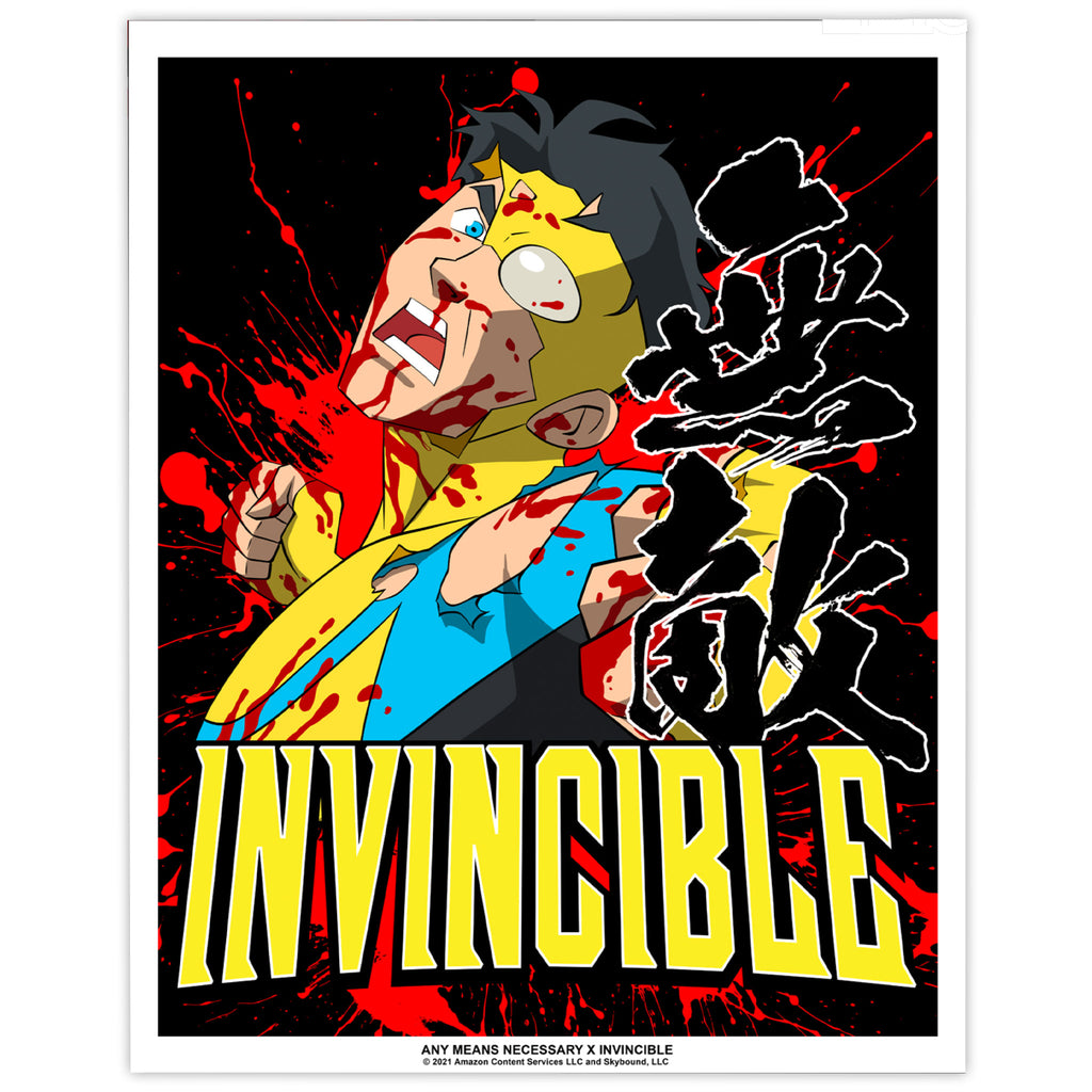 Invincible Art Poster: Violent Translation LE100 [NYCC 2025] [Toy Temple Exclusive] [Autographed]