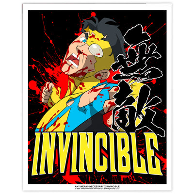 Invincible Art Poster: Violent Translation LE100 [NYCC 2025] [Toy Temple Exclusive] [Autographed]