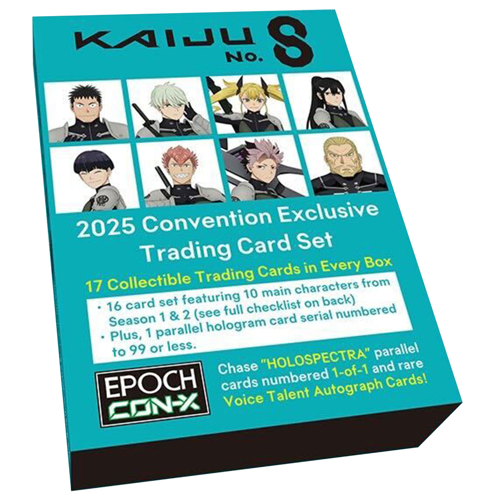 EPOCH CON-X Kaiju No.8 - 2025 Convention Exclusive Trading Card Set LE500 [NYCC 2025] [Toy Temple Exclusive]