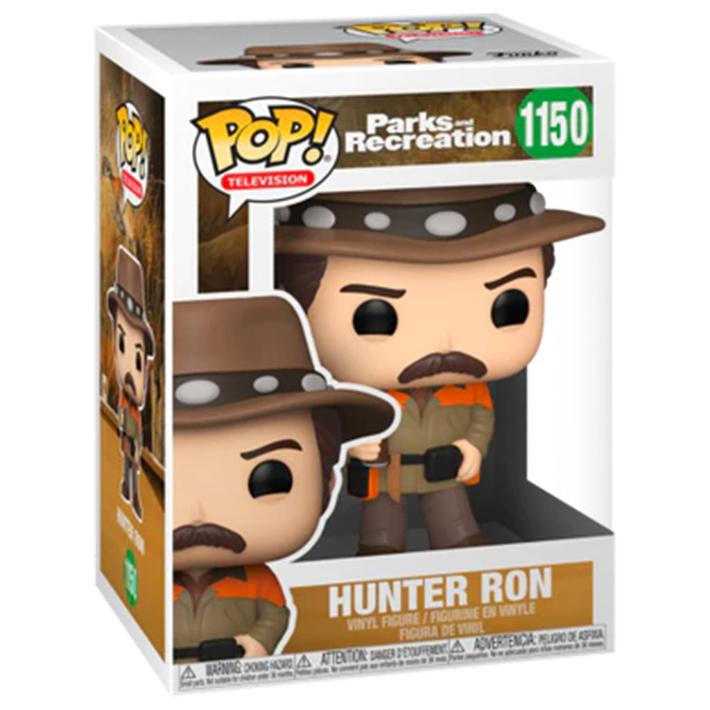 Funko POP Hunter Ron Parks and Recreation 1150 Common Toy Temple