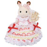 EPOCH Calico Critters - Freya's Birthday Celebration Strawberry Cake Dress