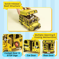 Puremind x Snoopy - School Bus Craft Kit