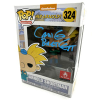 Funko POP! Arnold Shortman Nickelodeon Hey Arnold! #324 [Toy Temple Event Exclusive] [Autographed]