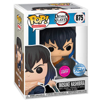 Funko POP! Inosuke Hashibira Demon Slayer #875 [Flocked] [Special Edition] [Common and Chase Bundle]