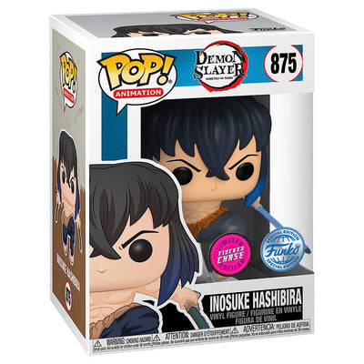 Funko POP! Inosuke Hashibira Demon Slayer #875 [Flocked] [Special Edition] [Chase]