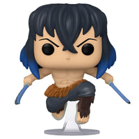 Funko POP! Inosuke Hashibira Demon Slayer #875 [Flocked] [Special Edition] [Common and Chase Bundle]