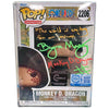 Funko POP! Monkey D. Dragon One Piece #2206 [Chrono Toys] [Special Edition] [Autographed]