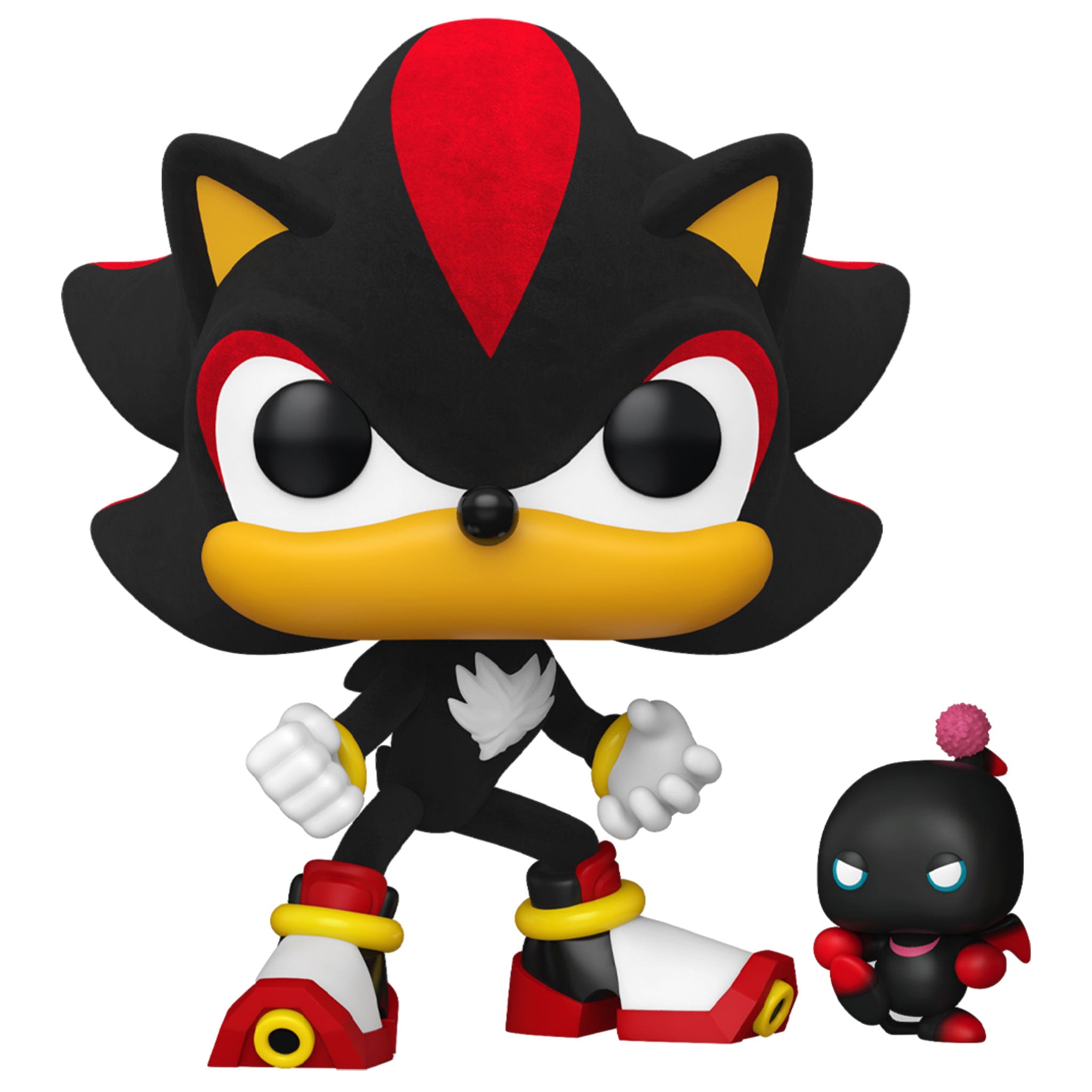 Funko POP! Shadow with Dark Chao Sonic The Hedgehog #1151 [Flocked] [T ...