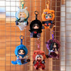 TOP TOY: Naruto Cute Beast Sitting Party Series Blind Box Plush Hangers