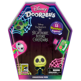 Disney’s Nightmare Before Christmas Doorables Black Light 13Pcs Figure Set with Light