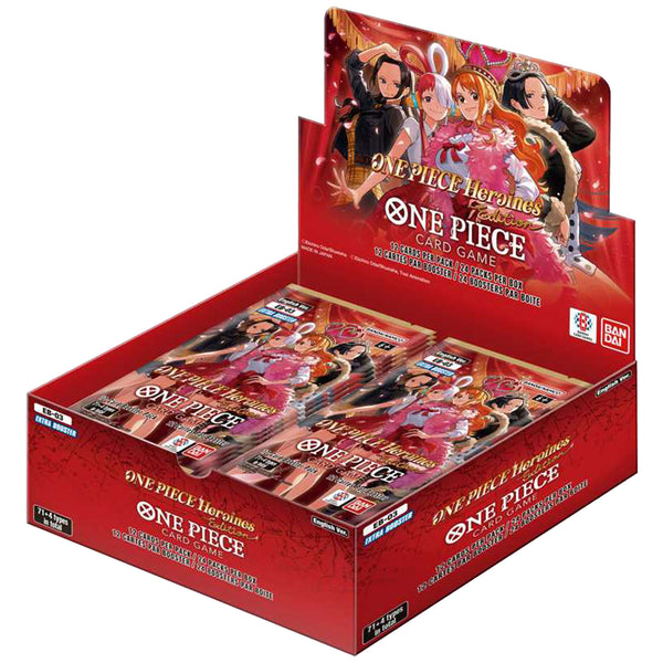 One Piece TCG: Heroines Edition English Booster Box EB-03 Display
