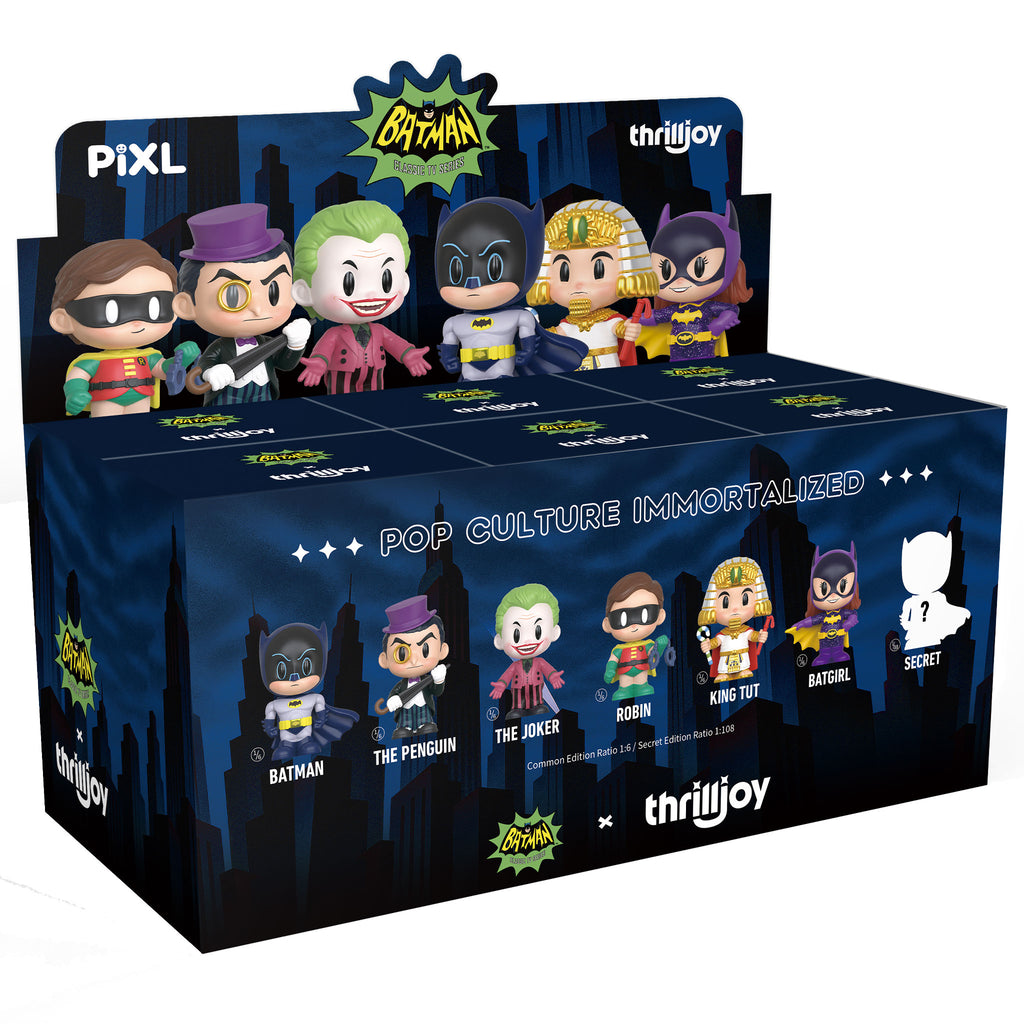 Thrilljoy PIXL Batman Whole Set (Sealed Display of 6) | Toy Temple