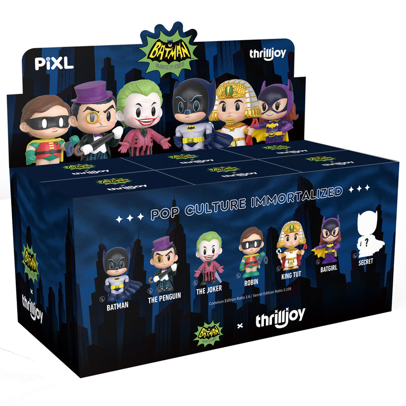 Thrilljoy PIXL Batman Whole Set (Sealed Display of 6) | Toy Temple