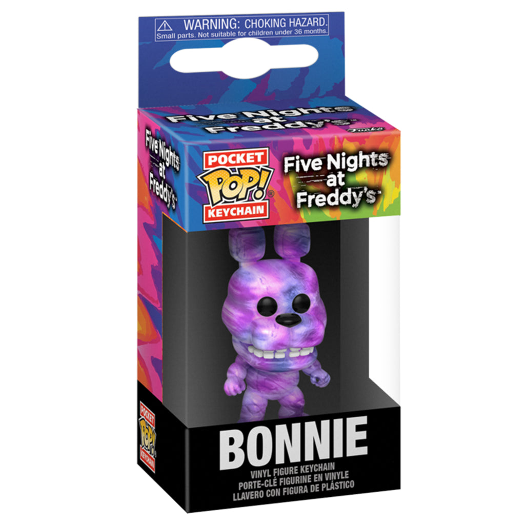 Five Night's At Freddy's Tye Die Bonnie Pocket POP! Keychain