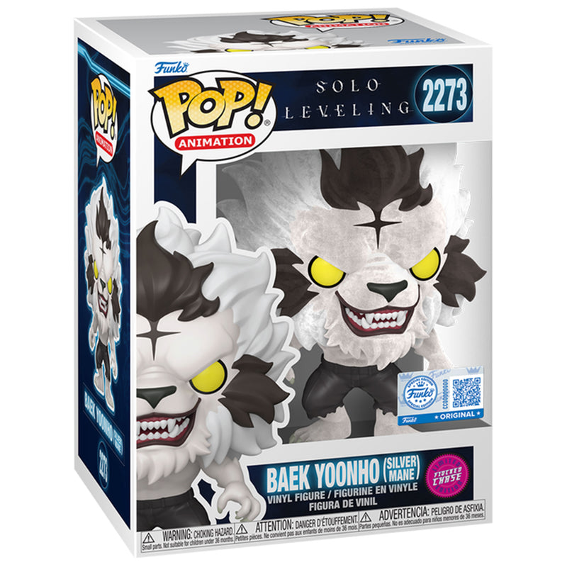 Funko POP! Baek Yoonho (Silver Mane) Solo Leveling #2273 [FLOCKED
