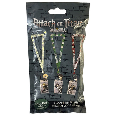 Attack on Titan Lanyard with Charm and Card